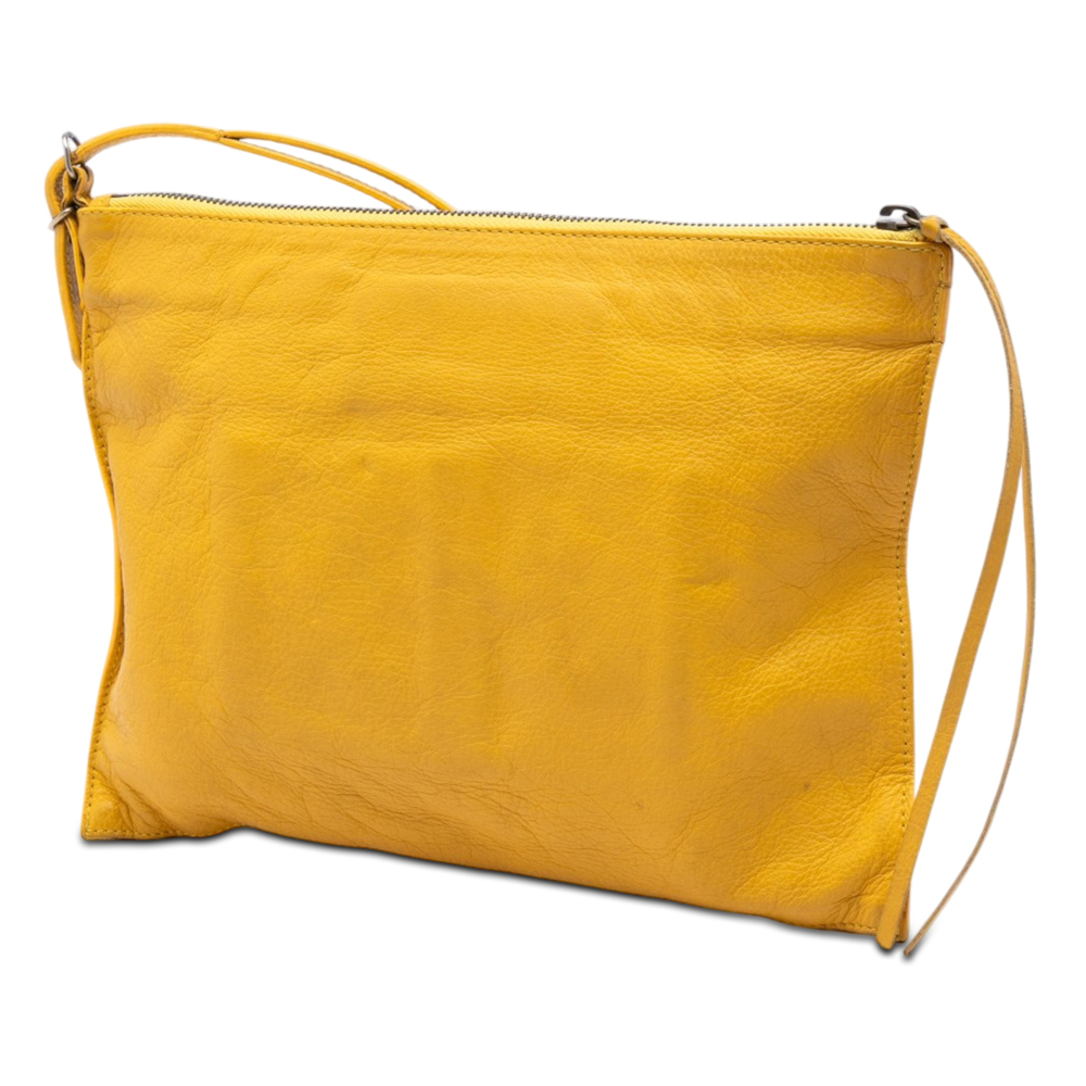 Pre-Loved Balenciaga Leather Papier Wristlet Clutch - Picture 2 of 8